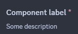 Label example